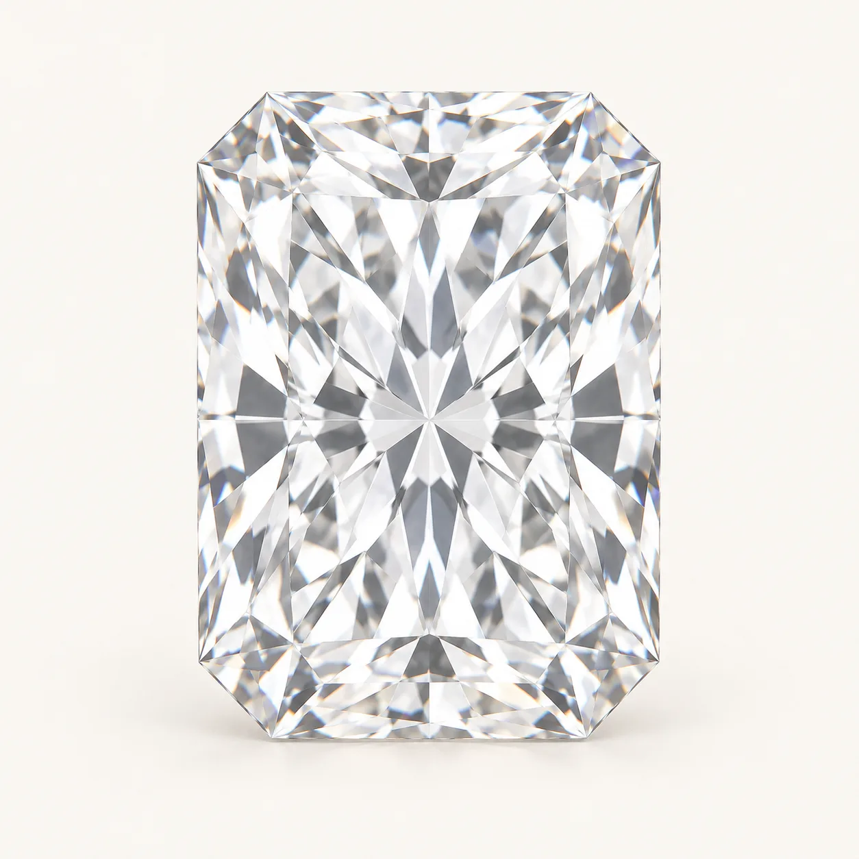 Loose radiant-cut diamond