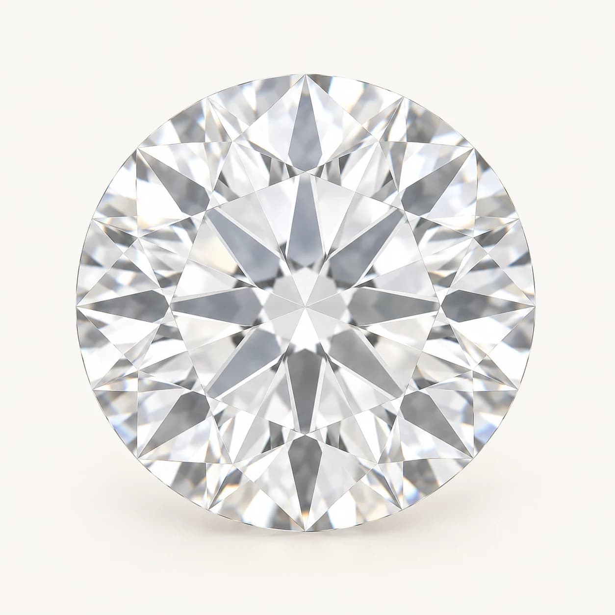 Loose round brilliant diamond